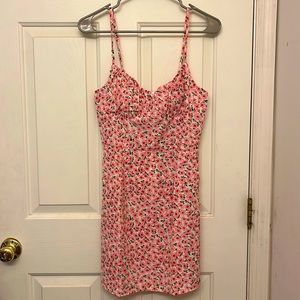 SHEIN pink cute floral dress